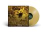 Text: "Primus A Handful of Nugs." Vinyl-Cover in Goldtönen; zeigt eine Person, die in einem Bachbett nach Gold sucht.