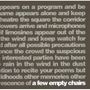 Conjoint: A Few Empty Chairs, CD