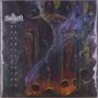 Texte: Soulburn, Cosmic, Quantum, Doom.  
Illustration: Dunkler, mystischer Hintergrund mit Figur und Tentakeln.