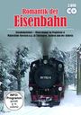 : Romantik der Eisenbahn - Eisenbahnwinter, Winterdampf im Pegnitztal & Winterliche Strecken u.a. in Thüringen, Sachsen und der Schweiz, DVD