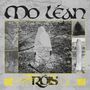 Oben steht "Mo Léon", unten "ROS". Schwarz-weiße, mystische Illustrationen mit steinernen Figuren und Naturmotiven.