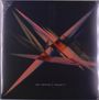 Text: "Jon Hopkins | Immunity". Abstrakte Grafik mit bunten, überkreuzten Linien auf dunklem Hintergrund.