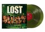 "LOST Season 3" oben auf grünem Hintergrund mit vielen Gesichtern darunter und zwei grünen Schallplatten rechts.