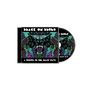 "Black on Blues: A Tribute to the Black Cats" auf einem CD-Cover mit einem psychedelischen Panther und bunten Motiven.