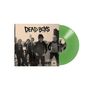 "Dead Boys", "Down on the Bowery". Fünf Männer stehen posierend, grüne Vinyl-Platte im Hintergrund.