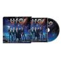 "UFO", "WALK ON WATER". Cover: Bandmitglieder, futuristische Landschaft, Planeten im Hintergrund. CD daneben.