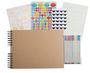: Set Scrapbooking, Album 32x22cm, Kraft, Scrap' Addict, Div.