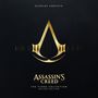 Nicolas Horvath. Assassin's Creed: The Piano Collection, Deluxe Edition. Goldenes Logo auf schwarzem Hintergrund.
