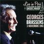 Georges Brassens: Live In Paris 3 Novembre 1961, CD