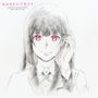 "Kakegurui Original Soundtrack Best Selection." Eine Frau mit langen Haaren und leuchtend pinken Augen, lächelt leicht.