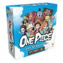 Text: "Finde die beliebten Charaktere aus One Piece!" "One Piece - Das Merkspiel." Alter 4+, Personen 2-8, Zeit 15 Min. Box mit Charakteren.
