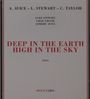 A. Avice - L. Stewart - C. Taylor. "DEEP IN THE EARTH HIGH IN THE SKY" 2026. ROGUEART. Klarer, schlichter Text auf weißem Hintergrund.