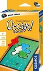 "Ubongo extrem" von Grzegorz Rejchtman, ab 8 Jahren, solo, 200 Aufgaben; gelbe Schachtel mit Puzzle-Illustration.