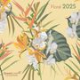 : GreenLine Floral 2025 - Wand-Kalender - Broschüren-Kalender - 30x30 - 30x60 geöffnet - Blumen, KAL