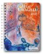 : Marc Chagall 2025 - Diary - Buchkalender - Taschenkalender - Kunstkalender - 16,5x21,6, Buch