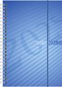 : rido/idé 7021102305 Buchkalender Modell futura 2 (2025)| 2 Seiten = 1 Woche| A5| 160 Seiten| PP-Einband| blau, Buch