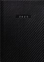: rido/idé 7021812805 Buchkalender Modell Chefplaner (2025) "Carbon"| 1 Seite = 1 Tag| A5| 400 Seiten| Kunstleder-Einband| flexibel| schwarz, Buch