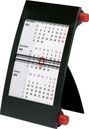 : rido/idé 7038000205 3-Monats-Tischkalender (2025)| 1 Seite = 3 Monate| 90 × 120 mm, KAL