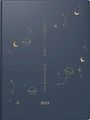 : rido/idé 7013607015 Taschenkalender Young Line Mini (2025) "Universe"| 2 Seiten = 1 Woche| A6| 160 Seiten| Grafik-Einband| dunkelblau, Buch