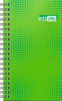 : rido/idé 7016907016 | Taschenkalender Mod. Taschenplaner int. 2026 | A6, Papier, grün, Buch