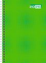 : rido/idé 7021007016 | Buchkalender Mod. futura 2 2026 | A5, Papier, grün, Buch