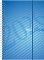 : rido/idé 7021102306 | Buchkalender Mod. futura 2 2026 | A5, Kunststoff, blau, Buch
