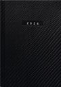 : rido/idé 7021812806 | Buchkalender Mod. Chefplaner 2026 "Carbon" | A5, Kunstleder, Buch