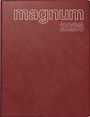 : rido/idé 7027042296 | Buchkalender Mod. magnum 2026 | 183×240 mm, Kunststoff, weinrot, Buch