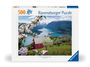 : Ravensburger Puzzle 12000208 - Skandinavische Idylle - 500 Teile Puzzle für Erwachsene und Kinder ab 10 Jahren, Landschaftspuzzle mit Norwegen-Motiv, Div.