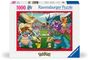 : Ravensburger Puzzle 12000628 - Pokémon Kräftemessen - 1000 Teile Pokémon Puzzle für Erwachsene und Kinder ab 14 Jahren, Div.