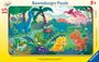 : Ravensburger Kinderpuzzle - 12000856 Die kleinen Dinos - 15 Teile Rahmenpuzzle für Kinder ab 3 Jahren, Div.