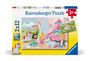 : Ravensburger Kinderpuzzle - 12000858 Zauberhafte Freundschaft - 2x12 Teile Puzzle für Kinder ab 3 Jahren, Div.