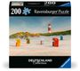 : Ravensburger Puzzle 12001477 - Leuchtturm hinter der Düne auf Borkum - 300 Teile Puzzle Deutschland Collection für Erwachsene ab 14 Jahren, Div.