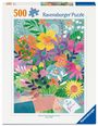 : Ravensburger Puzzle 12001795 - Blumen für dich - wunderschöner Blumenstrauß aus 500 Puzzleteilen, für Erwachsene und Kinder ab 12 Jahren, SPL