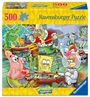 Erwachsenenpuzzle 500 Teile - SpongeBob Schwammkopf - Spieleabend in der Krossen Krabbe, SPL