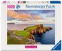 Text: "1000", "Ravensburger Puzzle", "Beautiful Islands". 

Motiv: Küstenlandschaft mit Klippen, grünem Gras und Meer.