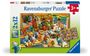 : Children's puzzle 2x12 Teile - Weihnachtswerkstatt, Div.