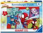 : Ravensburger Kinderpuzzle 12004216 - Spidey in Aktion! - Bodenpuzzle mit 60 großen Puzzleteilen, für kleine Spider-Man-Fans ab 4 Jahren, SPL