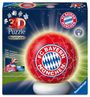 : Ravensburger 3D Puzzle Nachtlicht FC Bayern München - Puzzle-Ball mit LED Nachtlicht als Nachttischlampe für Kinder ab 6 Jahren, SPL