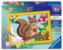 : CreArt, Malen nach Zahlen Kinder - Streifenhörnchen, SPL