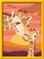 : CreArt, Malen nach Zahlen Kinder - Giraffe mit Baby, SPL