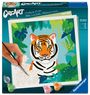 : CreArt, Malen nach Zahlen Adults Trend - Wilder Tiger, SPL