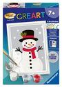 CreArt, Malen nach Zahlen Kinder - Schneemann Snowy, SPL