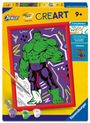 CreArt, Malen nach Zahlen Kinder Marvel Avengers - Hulk Smash, SPL