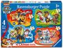 : Ravensburger Kinderpuzzle 03028 - Helden mit Fell - 4 Large Shaped PAW Patrol Puzzle für Kinder ab 3 Jahren, SPL