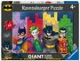 : Ravensburger Kinderpuzzle 03070 - Batgirl, Joker, Batman, Robin - Bodenpuzzle mit 60 großen Puzzleteilen, für kleine Batman-Fans ab 4 Jahren, SPL