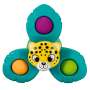 : Ravensburger 4868 play+ Pop-it Spinner: Leopard, Saugnapf-Spielzeug, Silikon-Spielzeug, Baby-Spielzeug ab 6 Monate, SPL