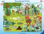 Ravensburger Kinderpuzzle - Unser Garten - 12 Teile Rahmenpuzzle für Kinder ab 3 Jahren, SPL