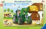: Traktor auf dem Bauernhof. Rahmenpuzzle 15 Teile, SPL