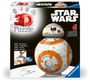 : Ravensburger 3D Puzzle 11578 - Star Wars BB8 - Astromech-Druide aus Episode VII, VIII und IX als dreidimensionaler Puzzle-Ball - ideales Geschenk für große und kleine Star Wars Fans, Div.